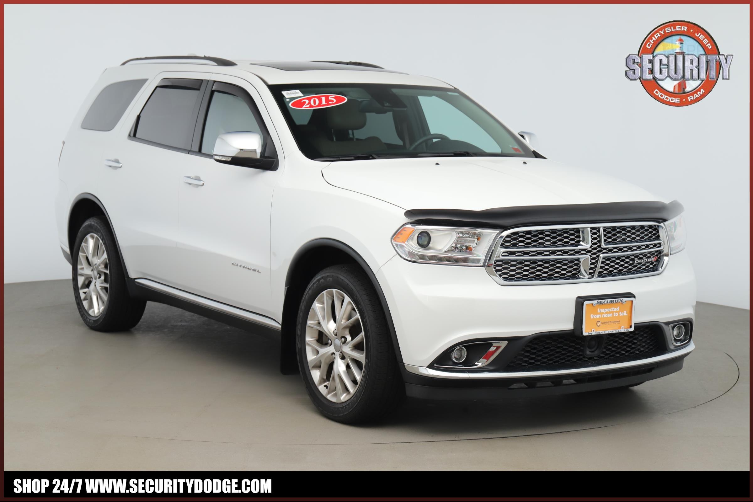 Certified Pre Owned 2015 Dodge Durango Citadel Awd With Navigation Awd