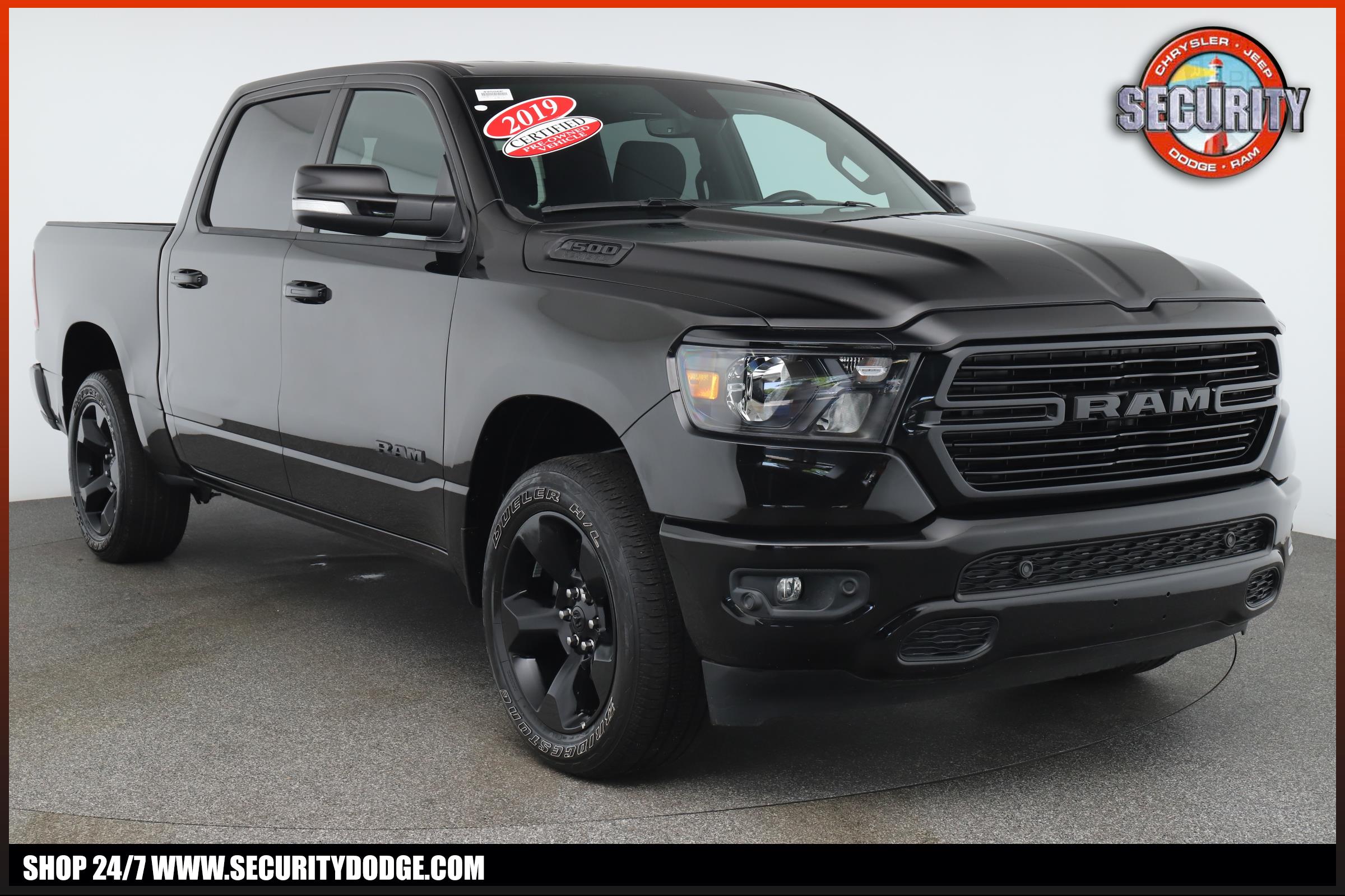 2019 ram 1500 big horn black